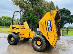 THWAITES 9 TON 4WD DUMPER C/W ROLE BAR & PERKINS ENGINE *VIDEO*