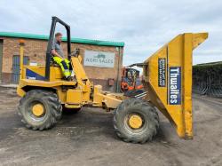 THWAITES 7 TONNE STRAIGHT TIP DUMPER*C/W PERKINS ENGINE*VIDEO*