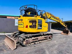 KOMATSU PC138US-11 EXCAVATOR*C/W BUCKET*READING 8387 HOURS*YEAR 2018*VIDEO*