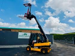 JCB 35D TELETRUK*YEAR 2018*C/W HYDRAULIC BAIL GRAB*VIDEO*