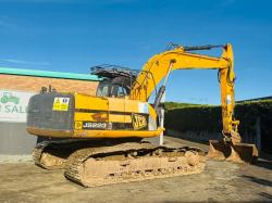 JCB JS220 LC TRACKED EXCAVATOR*C/W BUCKET*YEAR 2010*VIDEO*