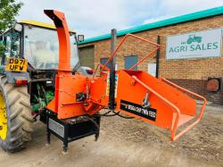 MDL POWER UP MOUNTED PTO DRIVEN WOOD CHIPPER*YEAR 2017*VIDEO*