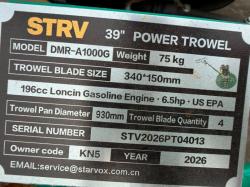 *NEW*STARVOX DMR-A1000G CONCRETE POWER FLOAT*YEAR 2026*VIDEO*