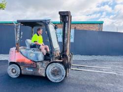 DOOSAN D25S-5 3 STAGE MAST FORKLIFT*YEAR 2012*VIDEO*