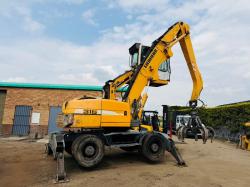 LIEBHERR 316 HRC SCRAP HANDLER*C/W ROTATING SCRAP GRAB*VIDEO*