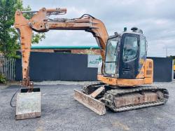 CASE CX75SR RUBBER BLOCK PAD TRACKED EXCAVATOR*C/W CLAMSHELL BUCKET*VIDEO*