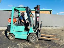 MITSUBISHI CASCADE SIDESHIFT FORKLIFT*C/W PALLET TINES*VIDEO*