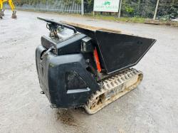 JCB TRACKED DUMPER*C/W HYDRAULIC TIP*VIDEO*