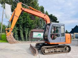 HITACHI EX60-3 TRACKED EXCAVATOR C/W BUCKET & BLADE *VIDEO*