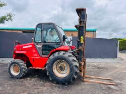 MANITOU M26-4 TURBO 4X4  FORKLIFT*YEAR 2012*C/W PALLET TINES*VIDEO*