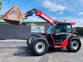 MANITOU MLT741 120 PS TELEHANDLER* AG SPEC *C/W BUCKET*YEAR 2016*VIDEO*