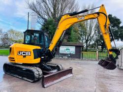 JCB 86C-1 EXCAVATOR *ZERO SWING, YEAR 2015* C/W QUICK HITCH *VIDEO*