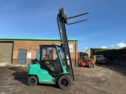 MITSUBISHI FD30NT FORKLIFT*C/W PALLET TINES*YEAR 2015*VIDEO*