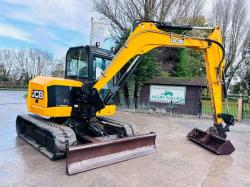 JCB 86C-1 EXCAVATOR *ZERO SWING, YEAR 2015* C/W QUICK HITCH *VIDEO*