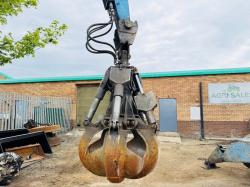 TEREX FUCHS MHL 331 HRC SCRAP HANDLER*C/W SCRAP GRAB*VIDEO*