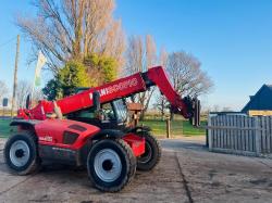 MANITOU MLT845-120 4WD TELEHANDLER C/W PALLET TINES *VIDEO*