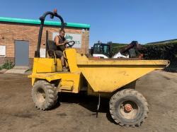 THWAITES 3 TONNE STRAIGHT TIP DUMPER*C/W YANMAR ENGINE*VIDEO*