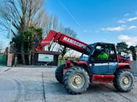 MANITOU MT1240 4WD TELEHANDLER * 12 METER * C/W PALLET TINES *VIDEO*