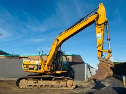 JCB JS220 LC TRACKED EXCAVATOR*C/W BUCKET*YEAR 2010*VIDEO*