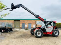 MANITOU MLT 737-130PS TELEHANDLER*YEAR 2018*C/W PALLET TINES*VIDEO*