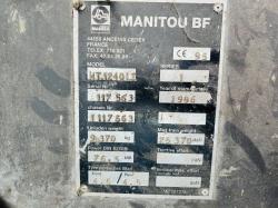 MANITOU MT1240L TURBO 4WD TELEHANDLER C/W PALLET TINES 