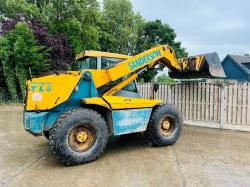 SANDERSON TL6MT 4WD TELEHANDLER C/W STRICKLAND BUCKET *VIDEO*