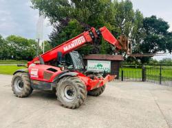 MANITOU MLT1030 4WD TELEHANDLER *10 METER, 4834 HOURS* C/W PALLET TINES*VIDEO* 