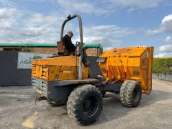 TEREX PT9000 9 TONNE STRAIGHT TIP DUMPER*C/W ROLL BAR*VIDEO*