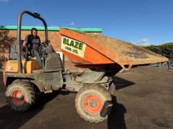 AUSA D400 AHG SWIVLE TIP DUMPER*YEAR 2015*2609 HOURS*VIDEO*