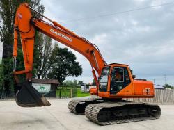 DAEWOO SOLAR 220LC-V EXCAVTOR C/W BOG MASTER TRACKS *VIDEO*