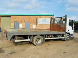 IVECO EUROCARGO 100E15 FLATBED TRUCK*VIDEO*
