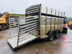 IFOR WILLIAMS CATTLEBOX TRAILER*C/W PARTITION*VIDEO*
