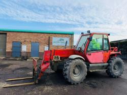 MANITOU MT1235 TELEHANDLER*C/W PALLET TINES*VIDEO*