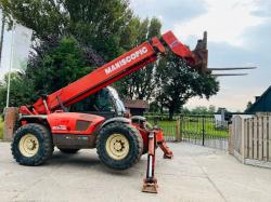 MANITOU MT1337SL 4WD TELEHANDLER *13 METER REACH* C/W PALLE TINES *VIDEO*