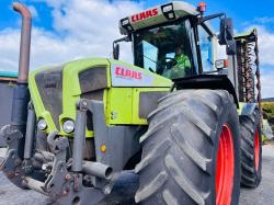 CLAAS XERION 3300 TRACTOR*C/W DEMOUNTABLE CLAAS 3300 TRIPLE MOWERS*VIDEO*