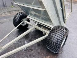 ROB ASTLEY SINGLE AXLE LOW TIP TRAILER*VIDEO*