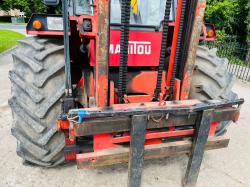 MANITOU M226CP ROUGH TERRIAN FORKLIFT * 6851 HOURS * C/W SIDE SHIFT * SEE VIDEO *