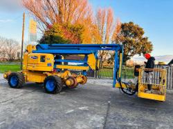 GENIE Z-60/34 4WD ARTICULATED RAIL ROAD BOOM LIFT * 20.3 METER REACH *VIDEO*