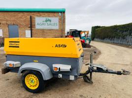 ATLAS COPCO XAS67 TOWABLE AIR COMPRESSOR*C/W DEUTZ ENGINE*VIDEO*