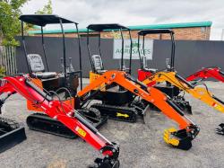 *NEW UNUSED* JPC KV12 TRACKED MINI EXCAVATOR*CHOICE OF 4*C/W BUCKET*VIDEO*