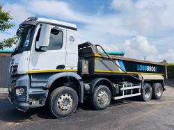 MERCEDES AROCS 3240K 8X4 TIPPER TRUCK*C/W EASY SHEET*YEAR 2016*VIDEO*