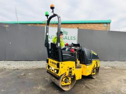 BOMAG BW 80AD-5 TANDEM ROLLER*YEAR 2014*C/W KUBOTA ENGINE*VIDEO*