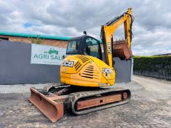 JCB 8085 ECO EXCAVATOR*YEAR 2012*C/W BUCKET*VIDEO*