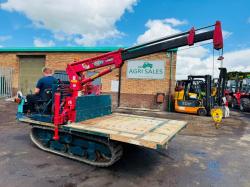 YANMAR C30R TRACKED MOBILE CRANE*C/W RUBBER TRACKS*VIDEO*