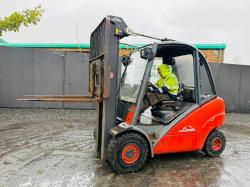 LINDE H30D FORKLIFT*DIESEL ISSUE*C/W PALLET TINES*VIDEO*