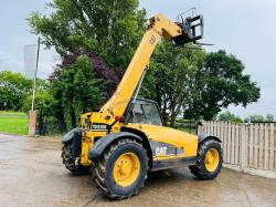 CATERPILLAR TH220B 4WD TELEHANDLER *AG-SPEC, 6452 HOURS* C/W PICK UP HITCH *VIDEO*