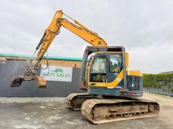 HYUNDAI ROBEX 145LCR-9 EXCAVATOR*C/W SELECTOR GRAB*YEAR 2012*VIDEO*