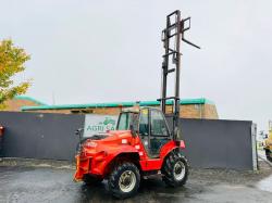 MANITOU M30-4 3 STAGE MASTED FORKLIFT*YEAR 2014*C/W PALLET TINES*VIDEO*