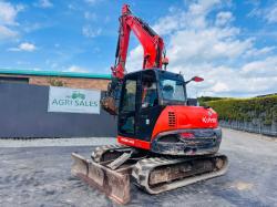 KUBOTA KX080-4A2 EXCAVATOR* YEAR 2021*C/W SELECTOR GRAB*VIDEO*