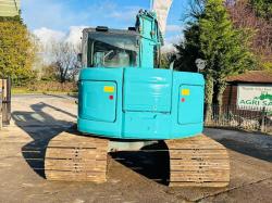KOBELCO SK75SR-3E EXCAVATOR *YEAR 2015, 5578 HOURS* C/W BOGG MASTER TRACKS *VIDEO*